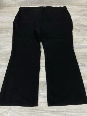 Pantalones de vestir NYDJ Sculpt Her para mujer 3XL negros elásticos pierna ancha Foto 1 de 4