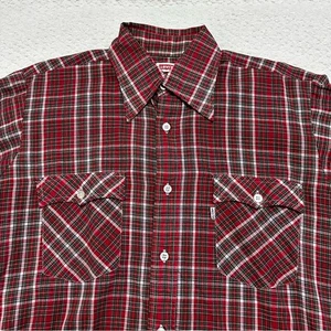 Vintage Levi’s Cowboy Langarm Hemd Weihnachtsfarben Herren Größe L - Bild 1 von 6