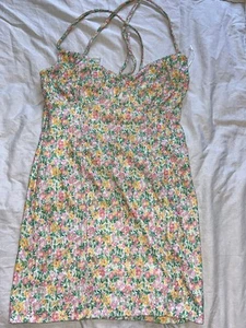 Women’s Halter Neck Floral Summer Dress Size 10 - Picture 1 of 1