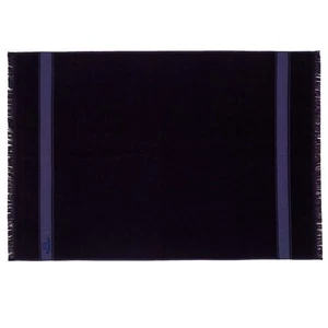Auth. Hermes Badetuch - Fransen - schwarz - 100% Baumwolle - 95x144cm - NEU - Bild 1 von 10