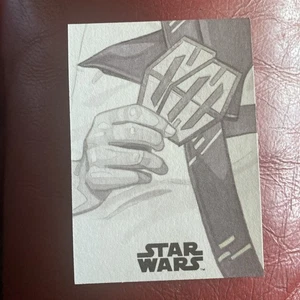 2018 Topps Solo A Star Wars Story Sabacc Sketch Card by Robert Hendrickson 1/1 - Picture 1 of 2