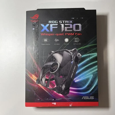 ASUS ROG Strix XF120 Whisper Quiet 4-pin PWM Fan Mag-Lev 1800RPM - Image 1 of 3