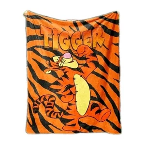Disney Winnie The Pooh Tigger Fleece Blanket 4 X 5 - Picture 1 of 1