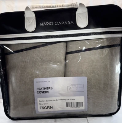 MARIO CAPASA✨Cubiertas de plumas para F5✨Esquina orientada izquierda 70"✨NUEVO GRIS✨F5GRN✨NUEVO! Foto 1 de 4