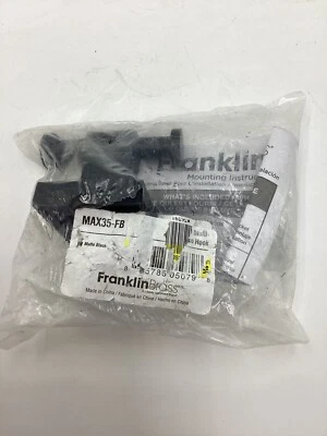 Gancho multiusos Franklin de latón Maxted negro mate MAX35-FB Foto 1 de 4