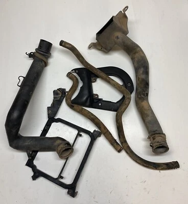 Yamaha Kodiak 450 YFM 450 2004 04 tubo bota de snorkel refrigerante cubierta puerta plástico Foto 1 de 4