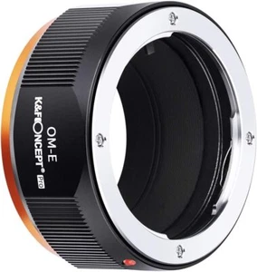 K&F Concept Lens Mount Adapter for Olympus Zuiko OM Lens to Sony E Mount Cameras - Picture 1 of 8