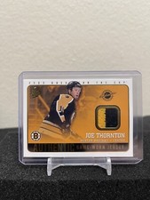Joe Thornton 2003 Pacific Quest for the Cup Authentic Game-Worn 2 Color Jersey!