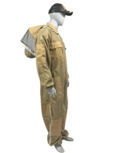 IMKERANZUG BELÜFTET 3-LAGIGES NETZ ULTRA MIT RUNDER KAPUZE IN KHAKI - 5X-LARGE - Bild 1 von 8
