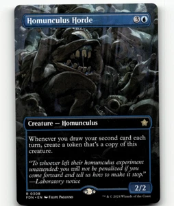 MTG - Homunculus Horde (Borderless) #308 - Foundations - Picture 1 of 1