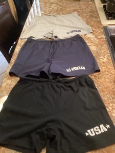 Pantalones Cortos Sonoma Patriotic Cintura Elástica Negro/Azul Marino/Gris 32”Wx15”L Talla Grande Tú ELIGES - Imagen 1 de 8