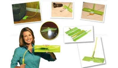 MOCIO FLESSIBILE FLEX SCOPA MOP LUCE PRECISIONE PANNO PULIZIA MOBILI SPOLVERINO - Immagine 1 di 4