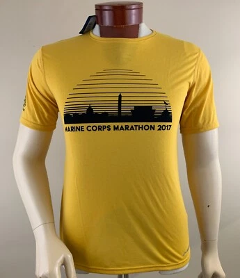Camiseta para correr Brooks para hombre USMC Marine Corps Marathon 2017 talla S nueva con etiquetas Foto 1 de 4