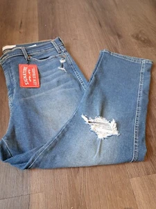 NEW !! WOMANS LEVIS SIGNATURE JEANS, HIGH RISE STRAIGHT ankle Jeans, 20/W35 - Picture 1 of 13