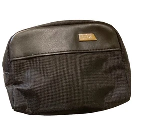 TUMI für Delta schwarz Reißverschluss Reise Etui Kosmetik Kulturbeutel Tasche 6,5x4,5x2 - Bild 1 von 9