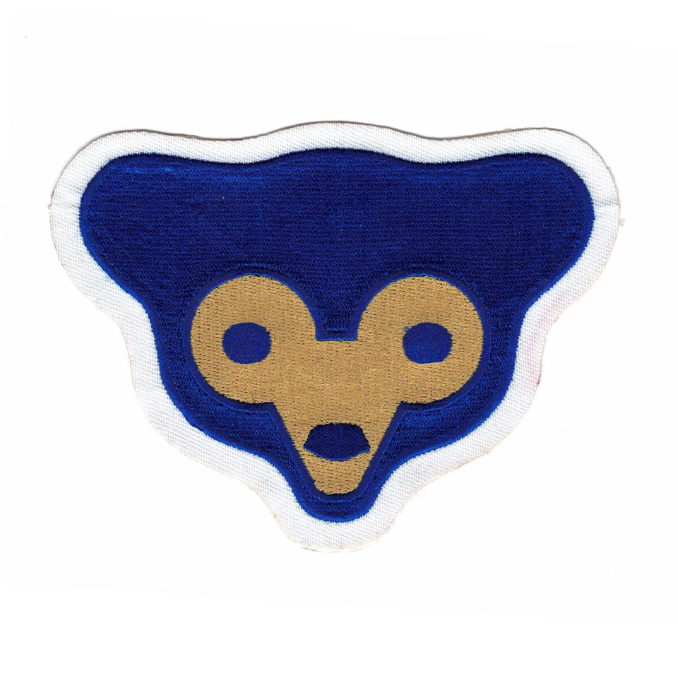 Chicago Cubs Bear Face 1960's Cooperstown Throwback Jersey Sleeve Patch - Image 1 of 1