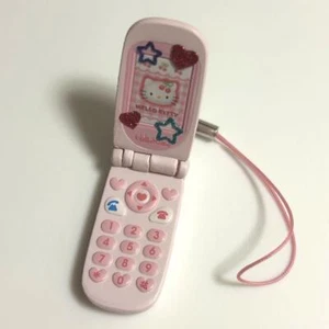 Hello Kitty Heisei Kogal Secret Stra Flip Phone Gala Phone Pink Sanrio Japan - Picture 1 of 3
