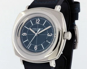 Orologi Non-Stop Cuscino Argento Navy SNSW T5 Titanio Chirurgico 46mm $1.800 Nuovi con scatola - Foto 1 di 12