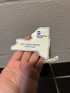 De colección Autoridad de Energía de Nueva York Ventaja Imán Forma Estatal Difícil de Encontrar Energía Eléctrica - Imagen 1 de 2