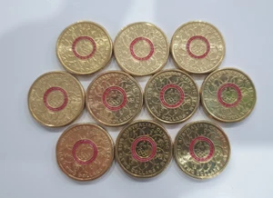 Australia 2016 $2 Olympic Red Coin - Ex-security bag X 10 coins. New & shiny.Unc - Picture 1 of 3