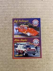 Racing Legends IHRA World Champions 1992 Jeff Ballenger Mike Boyles #9 - Imagen 1 de 2
