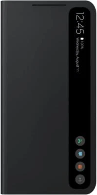 Originale/Ufficiale Samsung Galaxy S21 FE Smart Facile Lettura Custodia - Nero - - Immagine 1 di 4