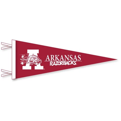Arkansas Razorbacks Wool Felt Pennant - 9" x 24" Cover