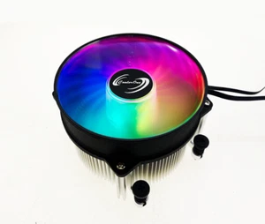 CoolerOne ARGB AM4 AM5 Ryzen Cooling Fan with 1.5 Inch Heavy Duty Heat Sink 105W - Picture 1 of 2
