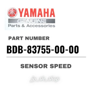 YAMAHA Genuine OEM Parts SENSOR SPEED BDB-83755-00-00 for WR250F - Picture 1 of 1