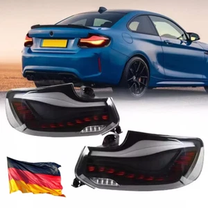 Coppia per BMW Serie 2 F22 F23 F87 M2 228i 230i 14-19 Luci Posteriori LED Con Numero E - Foto 1 di 14