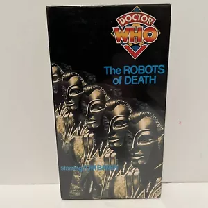 Doctor Who The Robots Of Death VHS New Sealed Tom Baker - Picture 1 of 4