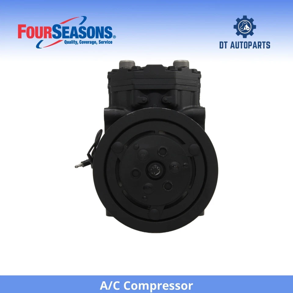 For 1975-1982 Ford E-350 Econoline A/C Compressor 4 Seasons 1976 1977 1978 1979 - Image 1 of 4