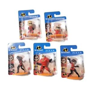 Disney Pixar Gli Incredibili Personaggio Figurina Cake Topper Set di 5 - Foto 1 di 1