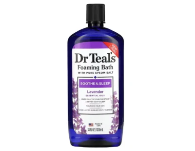 Dr. Teal's, Schäumendes Bad mit reinem Bittersalz, Lavendel, 1.000 ml - Bild 1 von 2