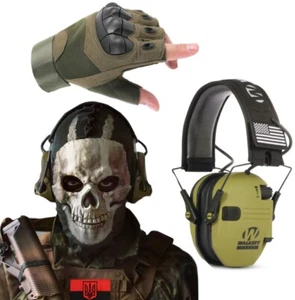 Walkers headphones balaclava skull Call of Duty Gloves + Chevron | ZSU 4 in 1 - Picture 1 of 7