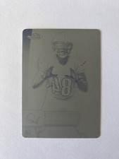 2012 Topps Finest Ryan Broyles Black Printing Plate SSP #1/1 RC Card #144 Lions