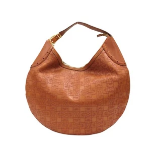 GUCCI Horsebit Embossed Buckle Hobo Shoulder Bag Calfskin Brown 145764 - Picture 1 of 18