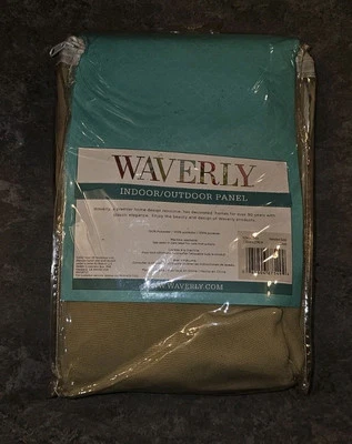 Waverly Hampton Cortina de Oscurecimiento de Habitación Exterior Sólida 1 Panel Lino - 52"x108" Foto 1 de 2