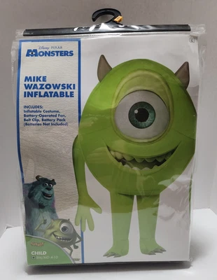Монстры Mike Wazowski ребенка S / M 4-10 дух Хэллоуин надувной костюм - Изображение 1 из 4