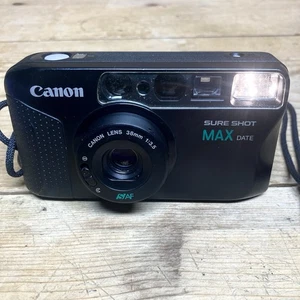 Canon Sure Shot Max Date analoge Kompaktkamera 35 mm 38 mm f/3,5 *BESCHREIBUNG LESEN* - Bild 1 von 12