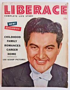 Liberace Complete Life Story Vintage Magazine 1954 100 Photos - Imagen 1 de 7