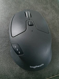 Logitech M720 Triathlon Precision Pro Wireless Mouse - Black (910-005592) - Picture 1 of 3