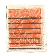 Australia 1931-36 Used Stamp Sc #113 1/2p George V orange Lightly Hinged