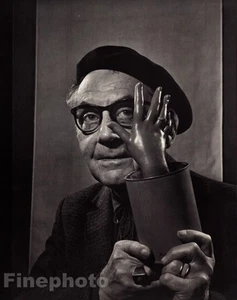 1965/83 Vintage MAN RAY Modernist Artist By YOUSUF KARSH Duotone Photo Art 12x16 - Picture 1 of 1
