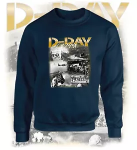 D-Day Pullover, D Day Bootleg Pullover, D-Day Landing Jumper, Vintage damit wir es nicht vergessen - Bild 1 von 6