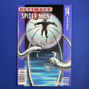 Ultimate Spider-Man #14 NEWSSTAND UPC Variant Marvel Comics 2001 Bendis & Bagley - Picture 1 of 4