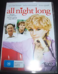 All Night Long (Gene Hackman Barbra Streisand) (Aus Region 4) DVD – Like New - Picture 1 of 1