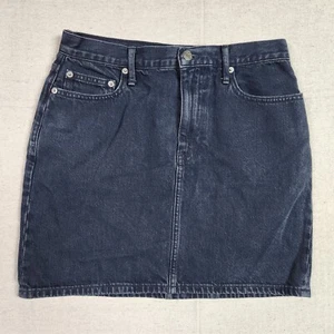 Gap Jeans Skirt Womens 28 Tall Blue Denim Casual Mini Straight Cotton - Picture 1 of 11