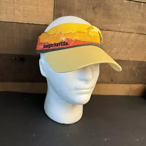 Rare Jimmy Buffett's Margaritaville Visor Hat Sail Boat Sunset Jamaica Logo - Picture 1 of 8