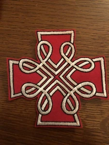 4.75” Celtic Maltese Cross Patch - Picture 1 of 2